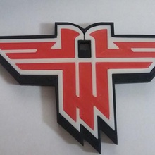 wolfenstein enemy territory game video games logo 3d 3d print model - Mito3D