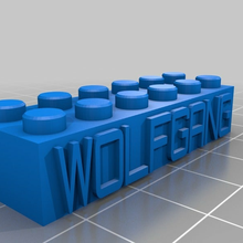 Wolfgang personalizado juguetes_construccion 3d print model - Mito3D