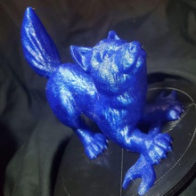 wolfie wrench wolfworks3d variant art support free cute wolf cub 3d print model - Mito3D