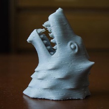 wolfs head game 3d print model - Mito3D