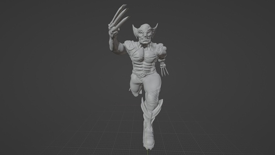 Wolverine x men hayret Sanat 3d print model - Mito3D
