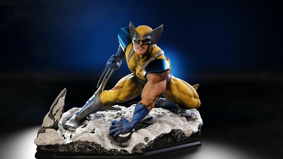Wolverine x Men men çita 3dprinting 3d baskı koleksiyon heykel 3d print model - Mito3D