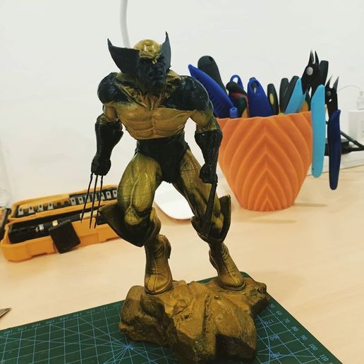 wolverine art marvel logan 3D print model - Mito3D