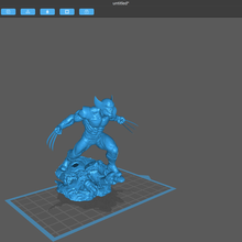 wolverine game men logan figurine 3d print model - Mito3D