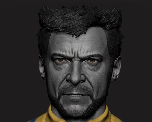 glotón hugh jackman cabeza consorcio inactivo arte maravilla dc historietas personalizado ryan reynolds juguetes cifras semejanza navidad x men 3d print model - Mito3D