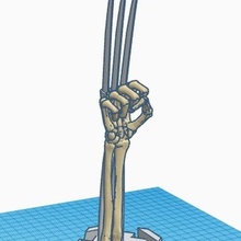 Vielfraß Arm Replik Krallen xmen Adamantium 3d print model - Mito3D