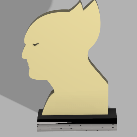 wolverine busto art statua torso figurina umana xmen 3D print model - Mito3D