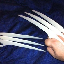 wolverine claws plastic fashion costume prop toy wearable x-men 3d print model - Mito3D