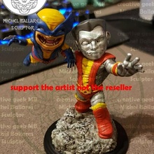 wolverine colossus chibi creative geek mb comic funny toy marvel 3d print model - Mito3D