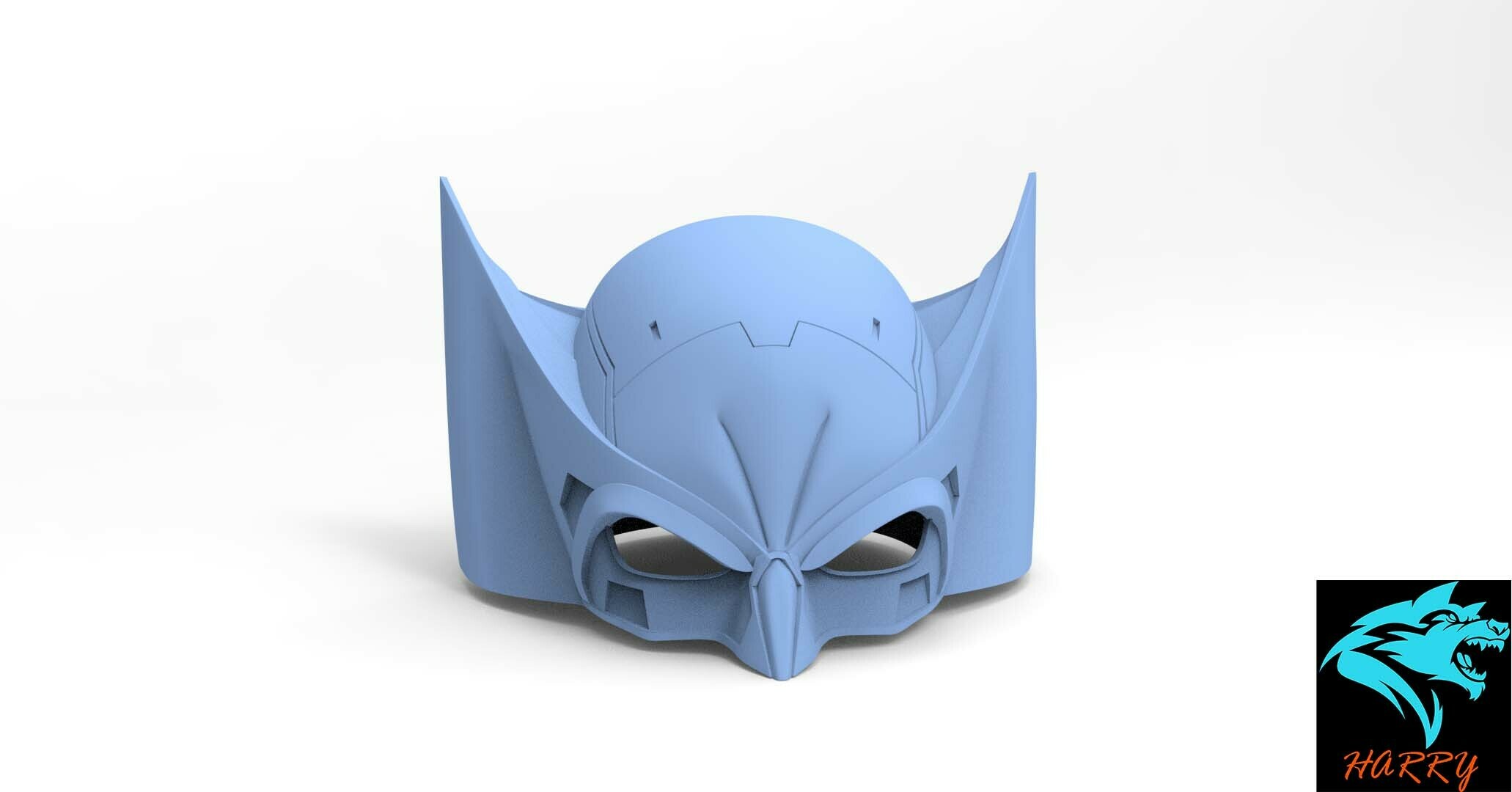 glotón capucha 3d impresión 3dart 3dprinting cosplay juguete juegos máscara casco 3D print model - Mito3D