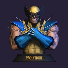 wolverine fan art marvel xmen mutants marvelcomis multiverse marvelcollection bustcollection bustmarvel artoy toy 3d print model - Mito3D