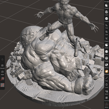 Wolverine Juggernaut x men hayret 3d print model - Mito3D