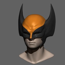 11 wolverine maskesi kask cosplay art wolverinehelmet costume costumewolverine wolverinecosplay wolverine3d head wolverinehead dc toy scupltures wolverine3dprint wolverinemask marvel 3d print model - Mito3D