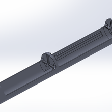 ghiottone mtw buffer tubo batteria inserire gioco FCU gorilla airsoft 3d print model - Mito3D