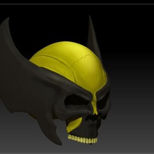 wolverine skull art xmen marvel bust wolfish wolverie 3d print model - Mito3D