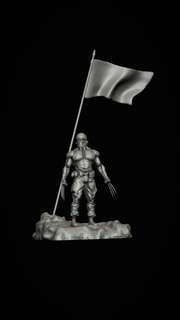 carcajou soldat art carcajou Logan Men soldat mutant Dead Pool 3d print model - Mito3D