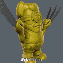 wolverminion easy print support 3d print model - Mito3D