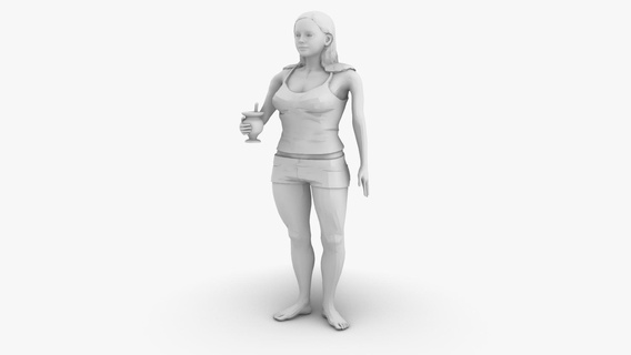 Kadın mimari model maket minyatür heykelcik insan poz karakter yazdırılabilir insanlar diyorama şekil 3dprint teraryum Bahçe 3d print model - Mito3D