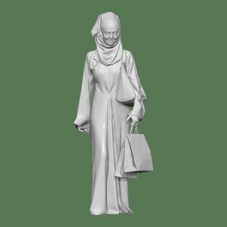 Frau Tasche Diorama Charakterfrau Charakter Dubai Arabisch Druckguss 1 64 Körper 32 Attrappe Lehrmodell Simulation Miniatur Miniaturen Einkaufen Figuren 3d print model - Mito3D