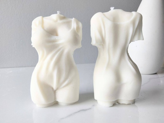 frau körper kerze zuhause haus dekor kunst 3d modell formen mädchen anatomie 3d print model - Mito3D