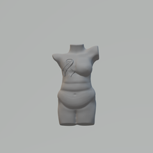 woman breast cancer prevention torso art 3d print model - Mito3D