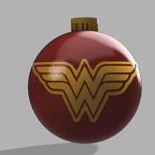 mujer Navidad esfera ww árbol 3d print model - Mito3D