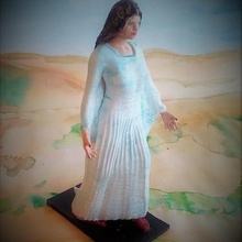 kadın giyinmiş orta yaş - jimena sanat kız karakter genç güzel çekici tarihi ortalaması heykelcikler ender 3d print model - Mito3D