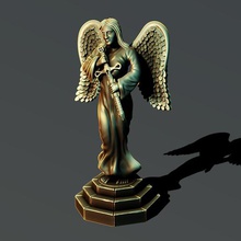 kadın gardiyan sanat <url> 3dmodel baskı 3d creality tamamen ender ender3 zbrush highpoly skulpture tasarım heykel kılıç silah kutsal kaleci İsa bıçak melek 3d print model - Mito3D