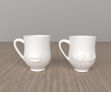 woman man vases tool vase pot flower 3d print model - Mito3D