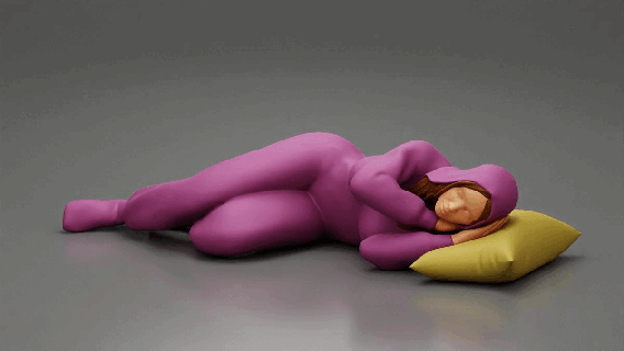 mujer pijama acostado dormido cama 164scale 164photography diorama164scale 164scalediecast niña cuerpo personaje humano hembra estatua escultura morph decoración diorama figura personas impresión 3d print model - Mito3D