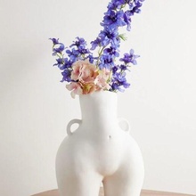 mujer maceta 1 stl 3d impresión plantador cuerpo niña flor desnudo decoración general premio naturaleza planta casa lindo jardín oficina humano 3d print model - Mito3D
