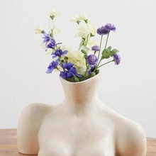 mujer maceta 2 stl 3d impresión plantador cuerpo niña flor desnudo decoración general premio naturaleza planta casa lindo jardín oficina humano 3d print model - Mito3D