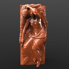 woman sleeping art 3d print model - Mito3D