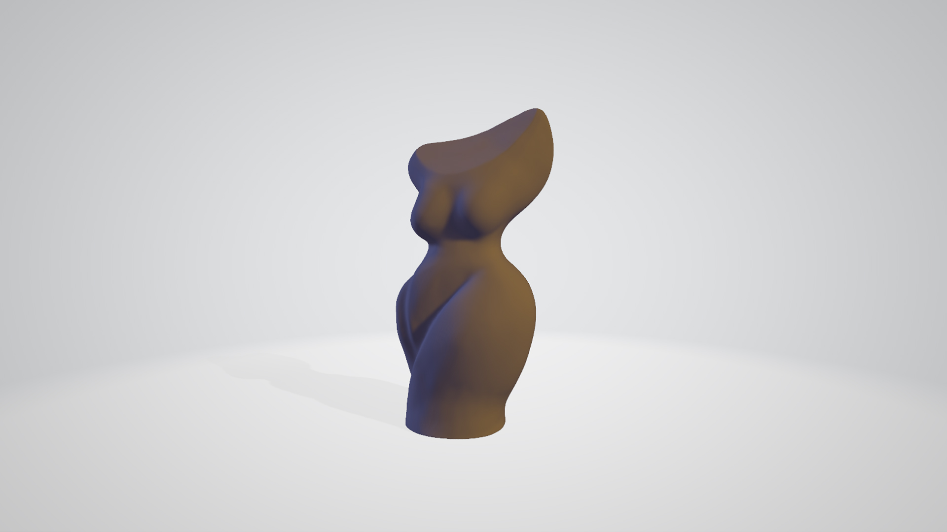 Kadın taş heykelcik mum balmumu sabun kalıp form stl dekoratif heykel 3D print model - Mito3D