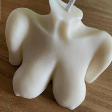 woman torso candle candel body decoration home art girl 3d print model - Mito3D