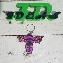 donna, portachiavi casa donna matrix anello per chiavi 3d print model - Mito3D