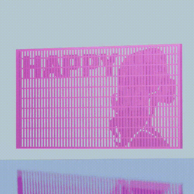 mulheres on ciência luz ilusão feliz in cartão presente 8 março 3d print model - Mito3D