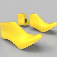 Damen Schuh Mode dauert Schuhwerk beiläufig Nashörner elegant Hacke Slipper 3d print model - Mito3D