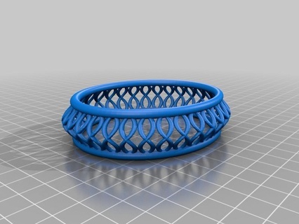 Frauen Plus 11 2mm 5 doppelt angepasst Armbänder Schmuck 3d print model - Mito3D