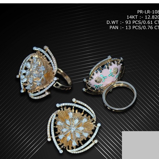 mulheres anel jóias de casamento 3D print model - Mito3D