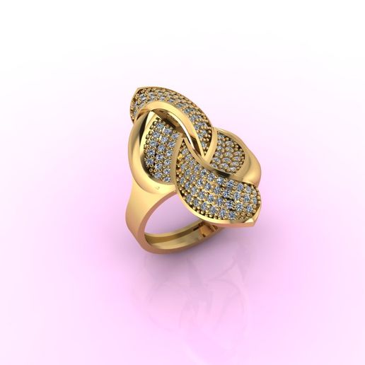 femmes bague bijoux stl solitaire 3dm imprimable fantaisie platine mariage engagement bijou argent 3D print model - Mito3D