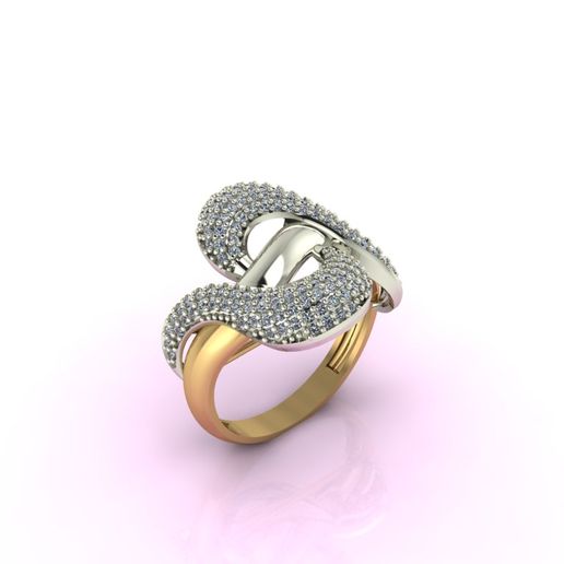 femmes bague bijoux stl solitaire 3dm imprimable fantaisie platine mariage engagement bijou argent 3D print model - Mito3D