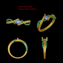 Damen-ring Schmuck Frauen ring 3d print model - Mito3D