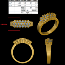 women ring jewelry ring women 3d print model - Mito3D