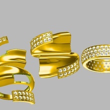 femmes bague jcd rendre 3d impression modèle bijoux stl solitaire 3dm imprimable fantaisie platine mariage engagement bijou argent 3d print model - Mito3D