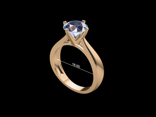 mujer anillo 50 joyería joya diamantes diamante oro plata anillos acoplamiento boda gemas diseño platino imprimible 3d print model - Mito3D