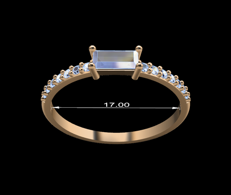kadin yüzük 53 takı mücevher elmaslar elmas altın gümüş kadın yüzükler çift düğün taşlar tasarım platin yazdırılabilir 3d print model - Mito3D