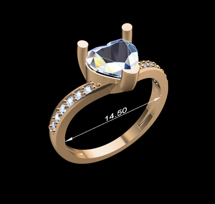 women ring 74 jewelry jewelery diamonds diamond gold silver woman jewelry rings jewellery jewel couplering wedding gems design platinum printable 3d print model - Mito3D
