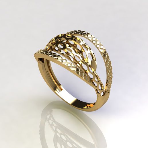 femmes bague plaine 3d impression modèle 3dm bijoux stl solitaire imprimable fantaisie platine mariage engagement bijou argent 3D print model - Mito3D