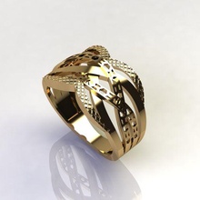 mujer anillo llanura 3d impresión modelo 3dm joyería joya stl solitario imprimible fantasía platino lujoso Boda compromiso plata 3d print model - Mito3D